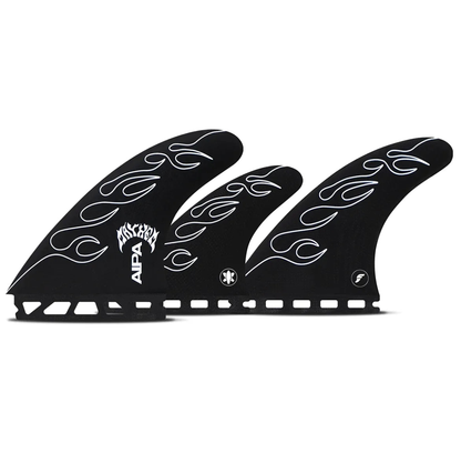 Futures Fins Aipa x Mayhem Fiberglass 5 Fin Set - Black