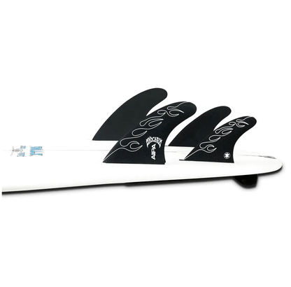Futures Fins Aipa x Mayhem Fiberglass 5 Fin Set - Black