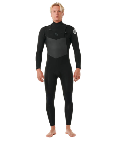 Rip Curl Dawn Patrol Performance 3/2mm Mens Chest Zip Wetsuit - Black