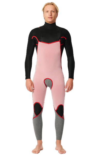 Rip Curl Dawn Patrol Performance 3/2mm Mens Chest Zip Wetsuit 2025 - Black