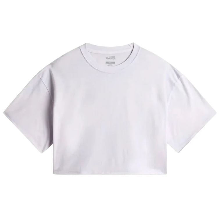 Vans Relaxed Crop Wash Womens T-Shirt - Evening Haze