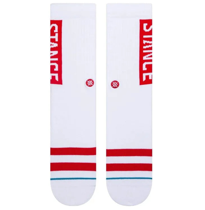 Stance Socks OG Crew - White/Red
