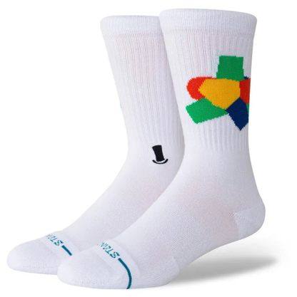 Stance Socks Willy Wonka Everlasting Crew - White
