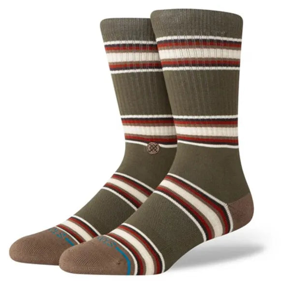 Stance Socks Hilltop Crew Socks - Dark Green