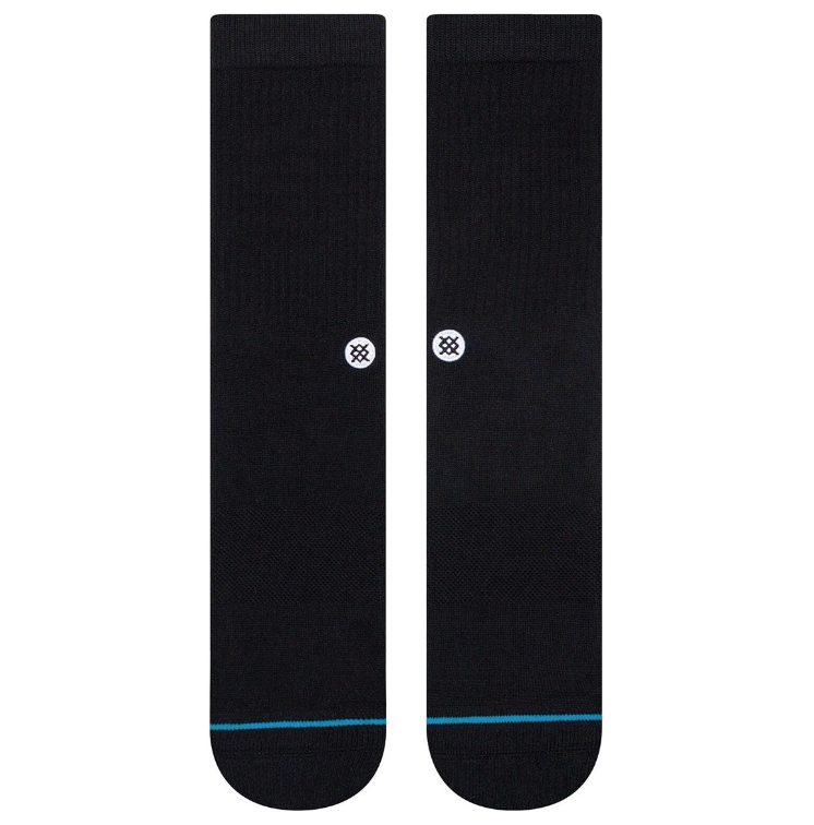 Stance Socks Icon Crew Socks - Black/White