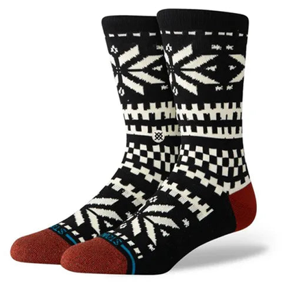 Stance Socks Flake Crew Socks - Black