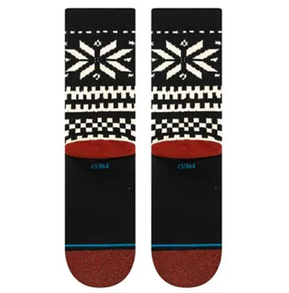 Stance Socks Flake Crew Socks - Black