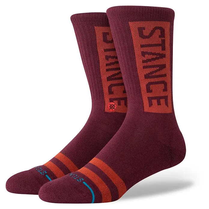 Stance Socks OG Crew Socks - Wine