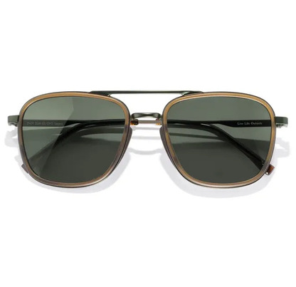 Sunski Estero Polarized Sunglasses - Olive Forest