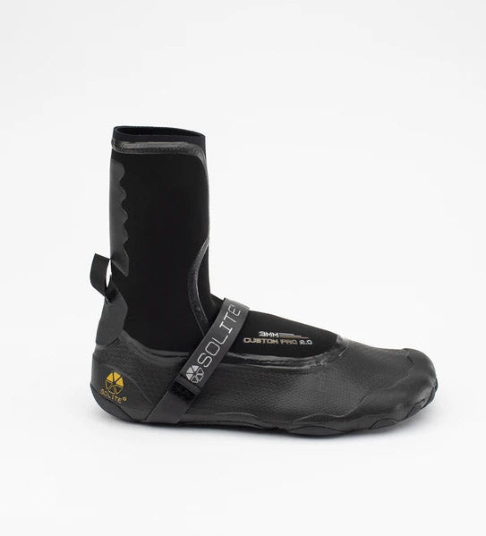 Solite Custom Pro 2.0 3mm Wetsuit Boots - Black/Gum