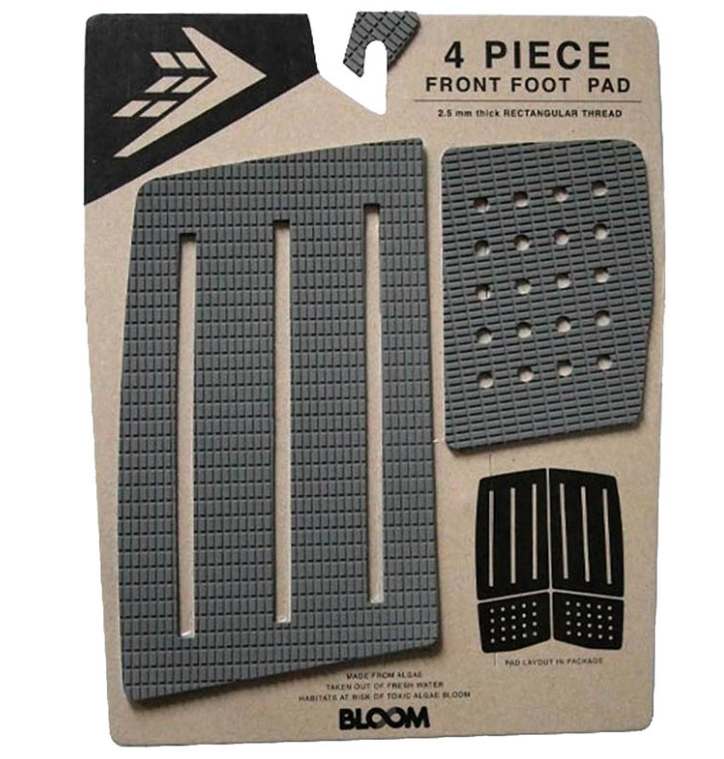 Firewire 4 Piece Front Foot Traction Pad - Charcoal