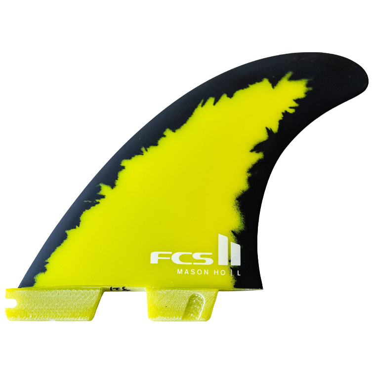 FCS II Mason Ho PC Aircore Tri Fin Small Set - Black/Yellow