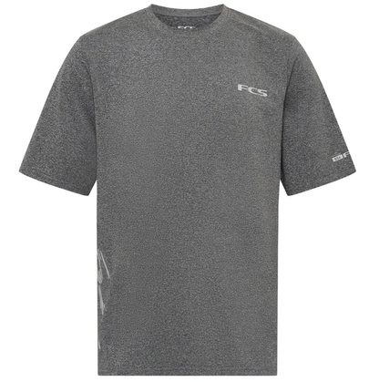 FCS UV Surf Short Sleeve Mens Tee - Heather Grey