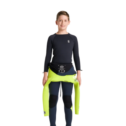 C-Skins HDi Skins Junior Long Sleeve Vest - Black