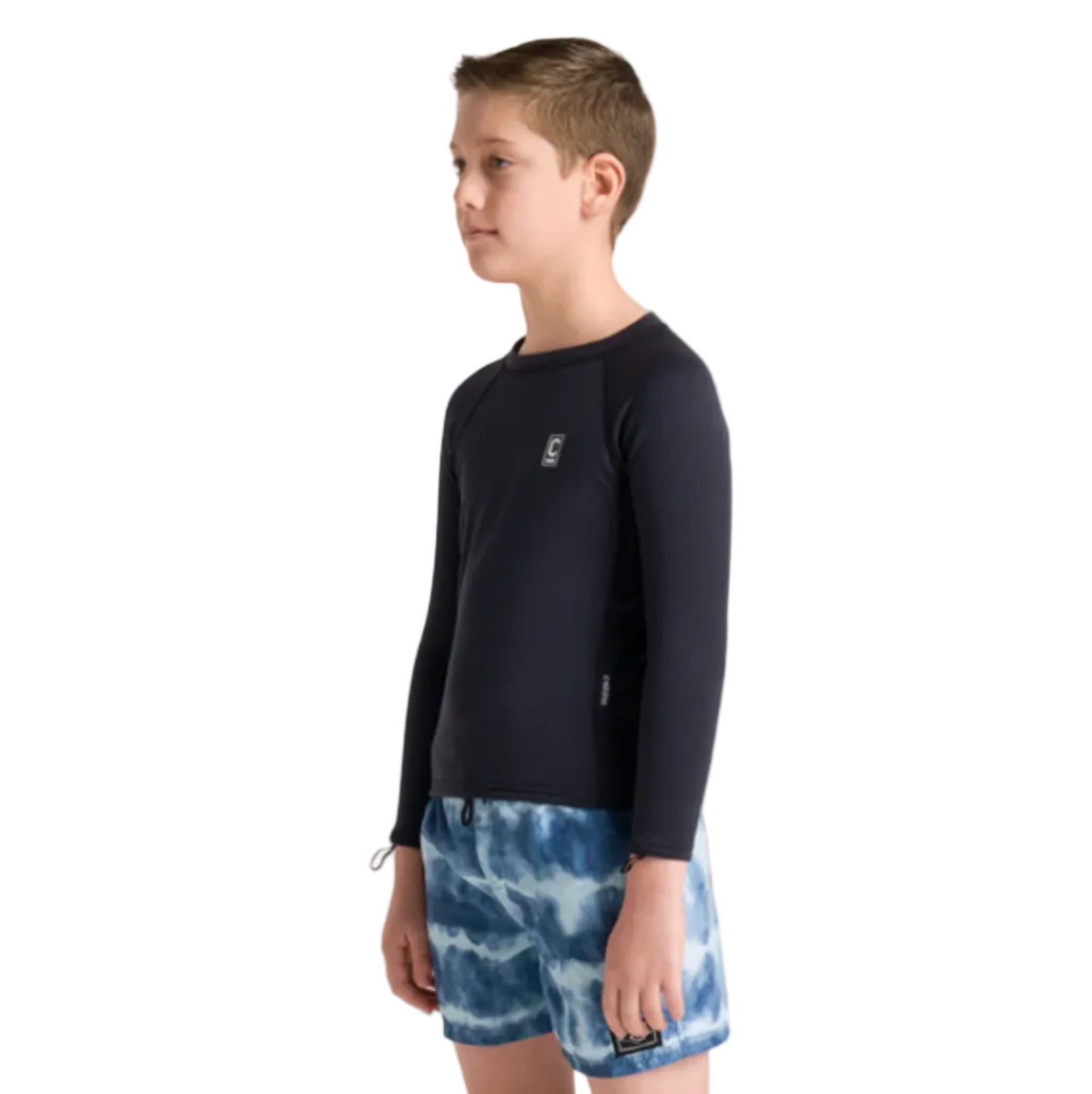 C-Skins HDi Skins Junior Long Sleeve Vest - Black