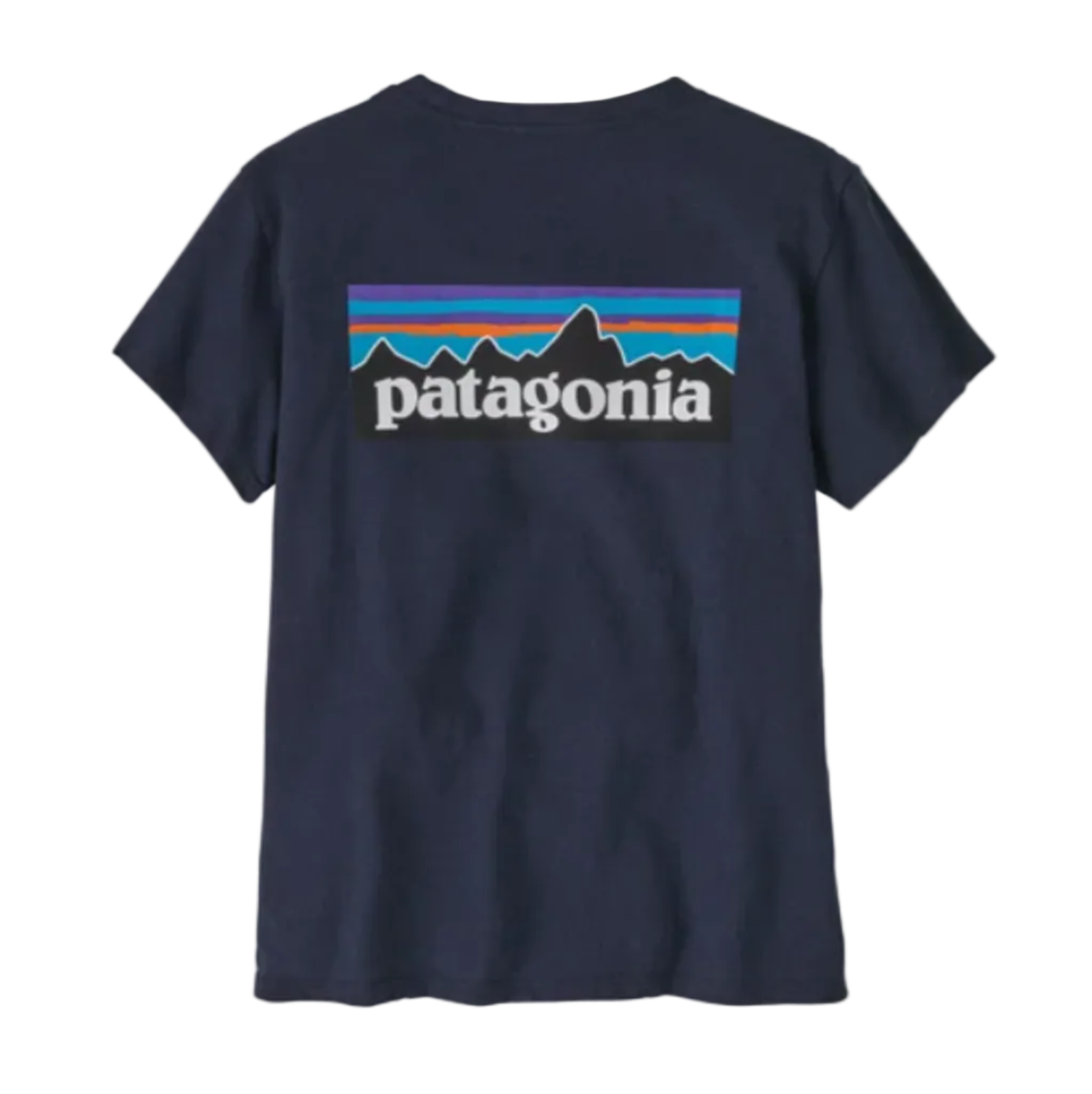 Patagonia P-6 Logo Womens Responsibili-Tee - New Navy