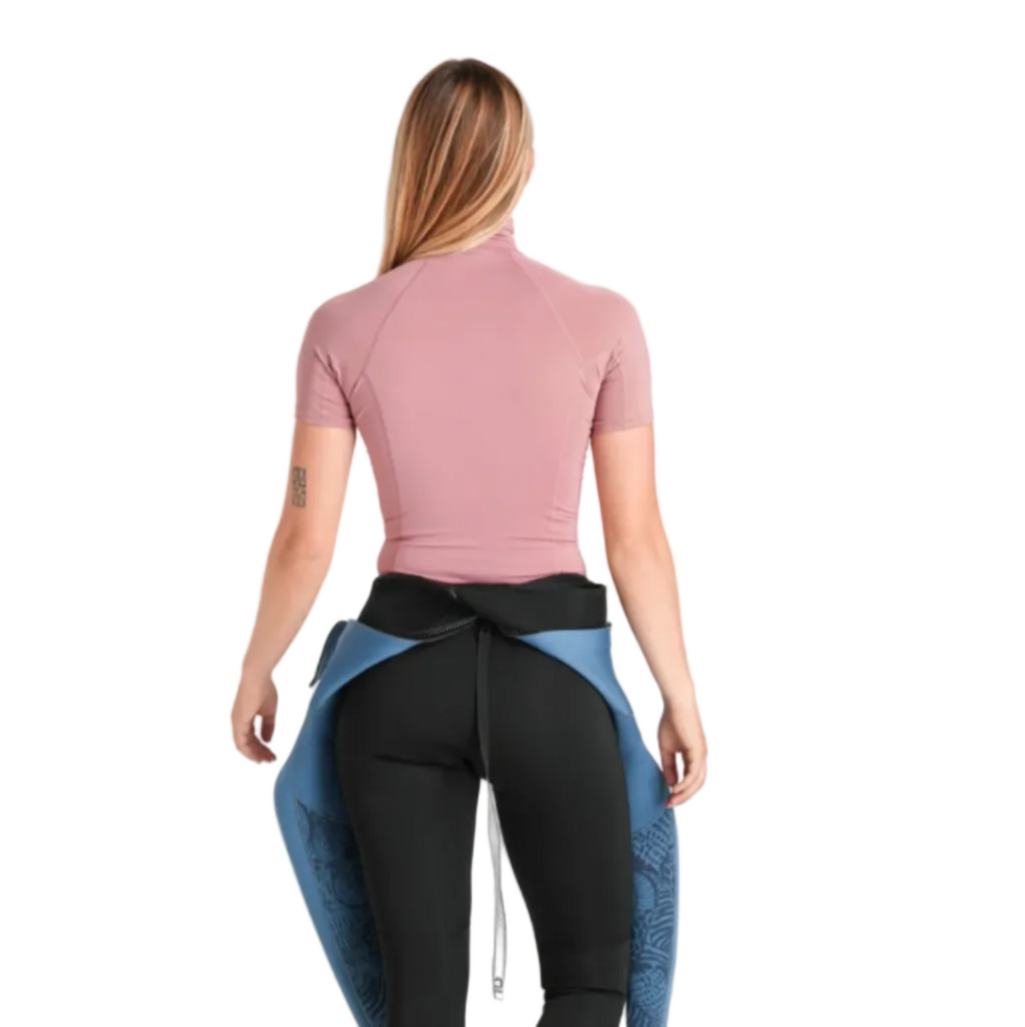 C-Skins NuWave Rash X Womens Short Sleeve Rash Vest - Rose/Lime
