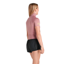 C-Skins NuWave Rash X Womens Short Sleeve Rash Vest - Rose/Lime