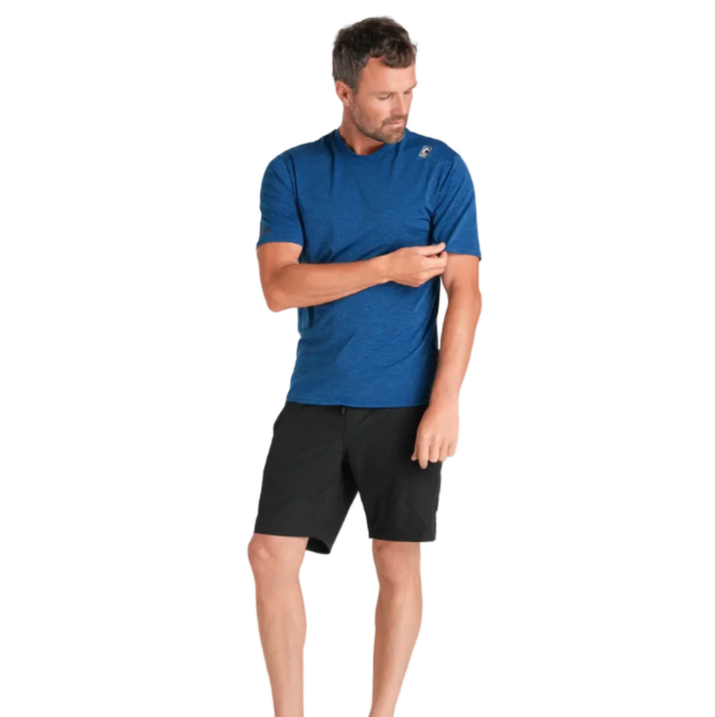 C-Skins NuWave UV Mens Short Sleeve Surf Tee - Deep Blue