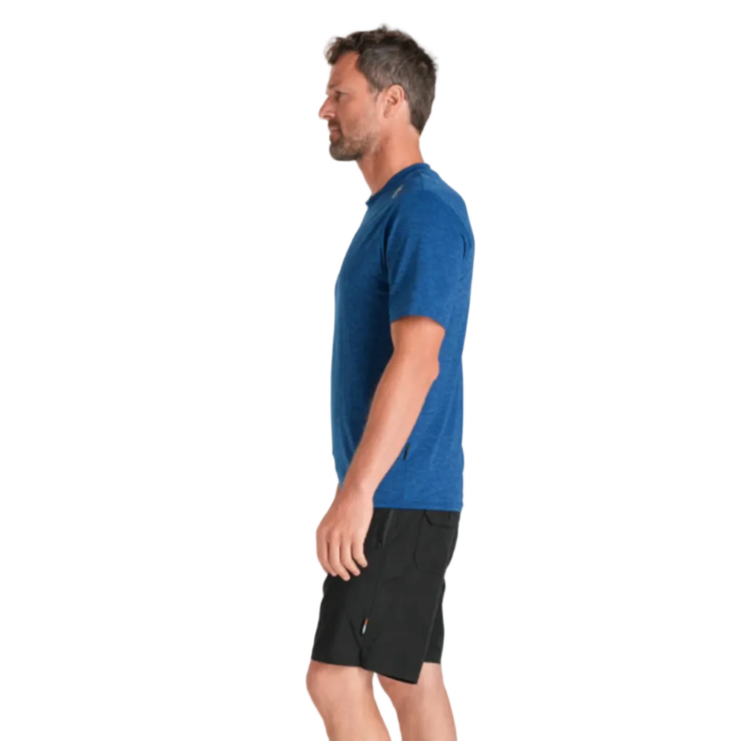 C-Skins NuWave UV Mens Short Sleeve Surf Tee - Deep Blue