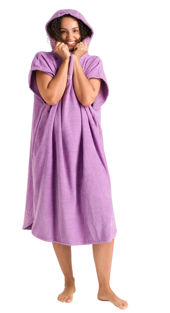 Robie Robes Original Short Sleeve Changing Towel - Orchid