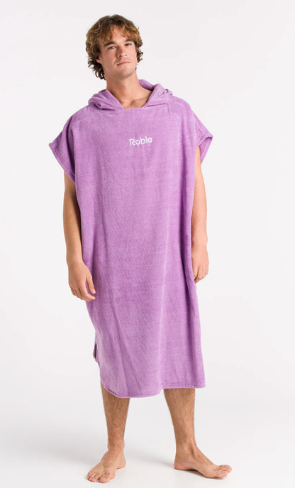 Robie Robes Original Short Sleeve Changing Towel - Orchid