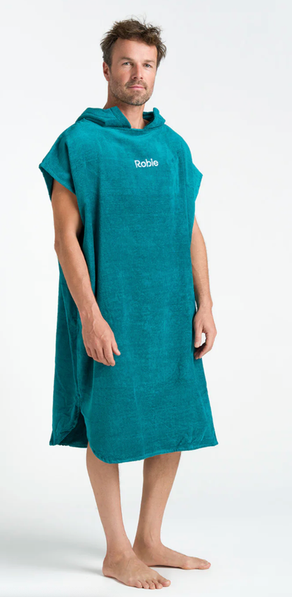 Robie Robes Original Short Sleeve Changing Towel - Teal