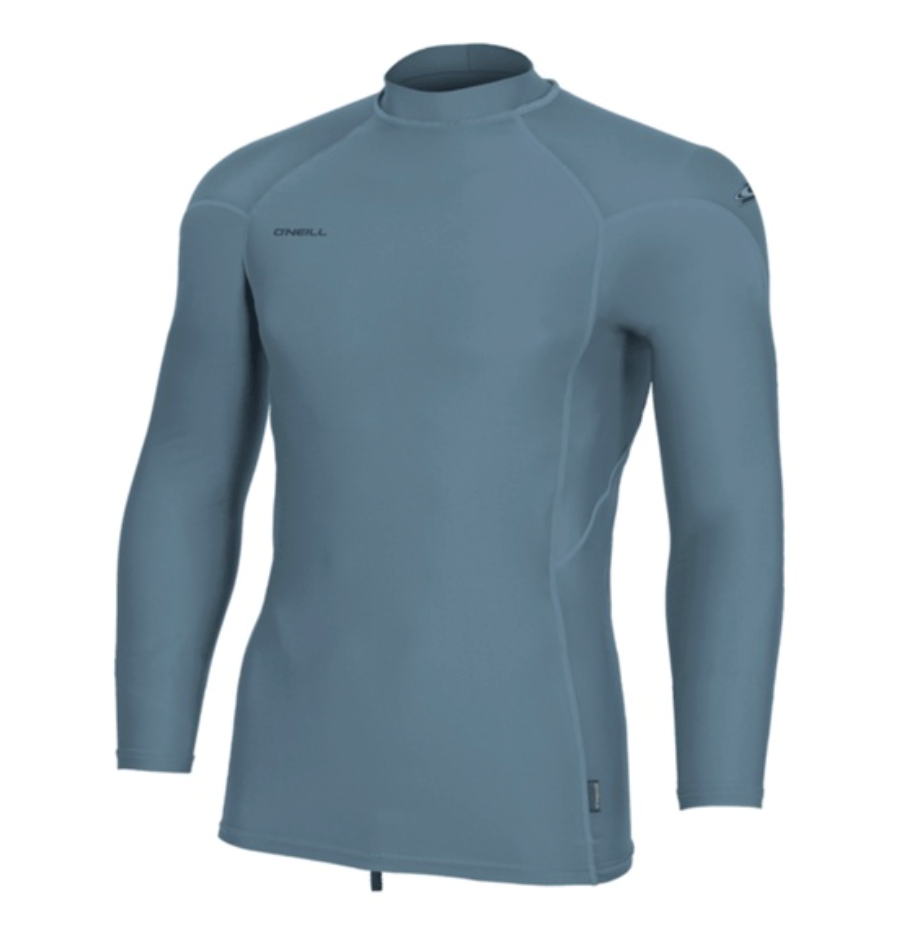 O'Neill Youth Hyperfreak Skins Long Sleeve Rash Guard (Age 12) SAMPLE - Blue Fusion