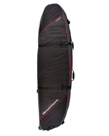Ocean and Earth Quad Wheel 6ft6 Shortboard Board Cover - Black - Full View