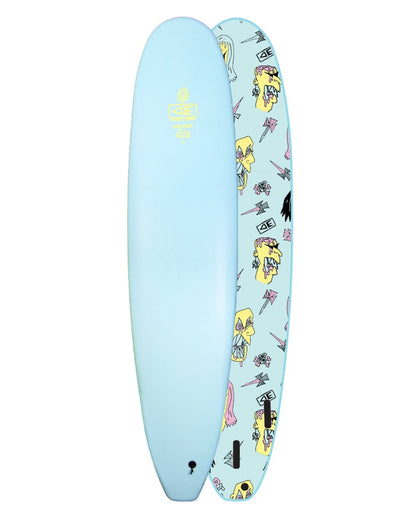 Ocean & Earth Ezi Rider Brains 8ft Softboard - Brains Blue
