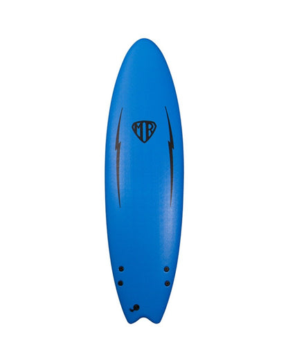 Ocean & Earth 7ft MR Ezi Rider Twin Fin Foam Surfboard - Blue