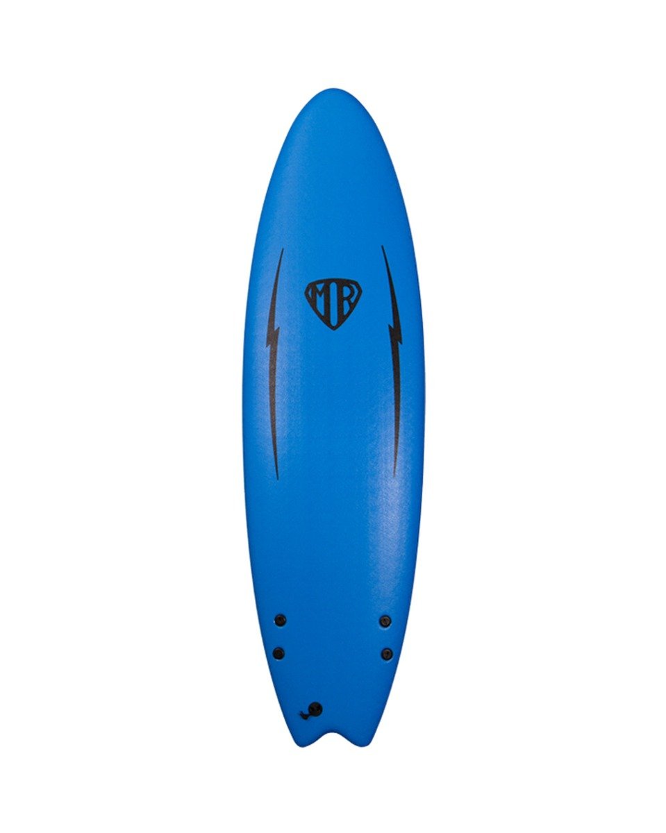 Ocean & Earth Mr Ezi Rider 6ft Twin Fin Foam Surfboard - Blue