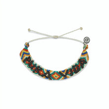 Pura Vida Flat Woven Bracelet in a Sequoia Colourway