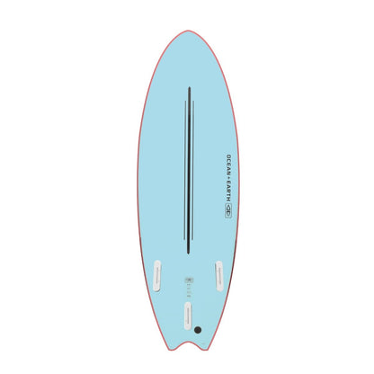 Ocean and Earth Ezi Rider 5'6" Softboard - Coral