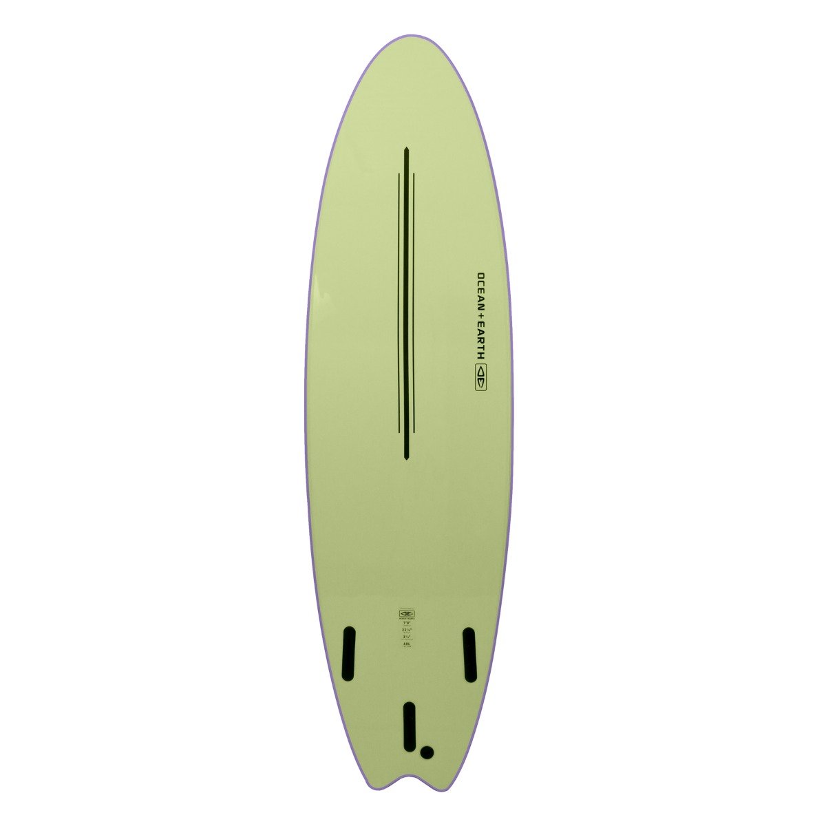 Ocean & Earth 7'0 EZI Rider Softboard - Purple