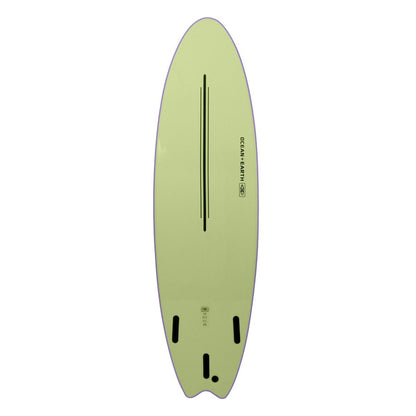 Ocean & Earth 7'0 EZI Rider Softboard - Purple