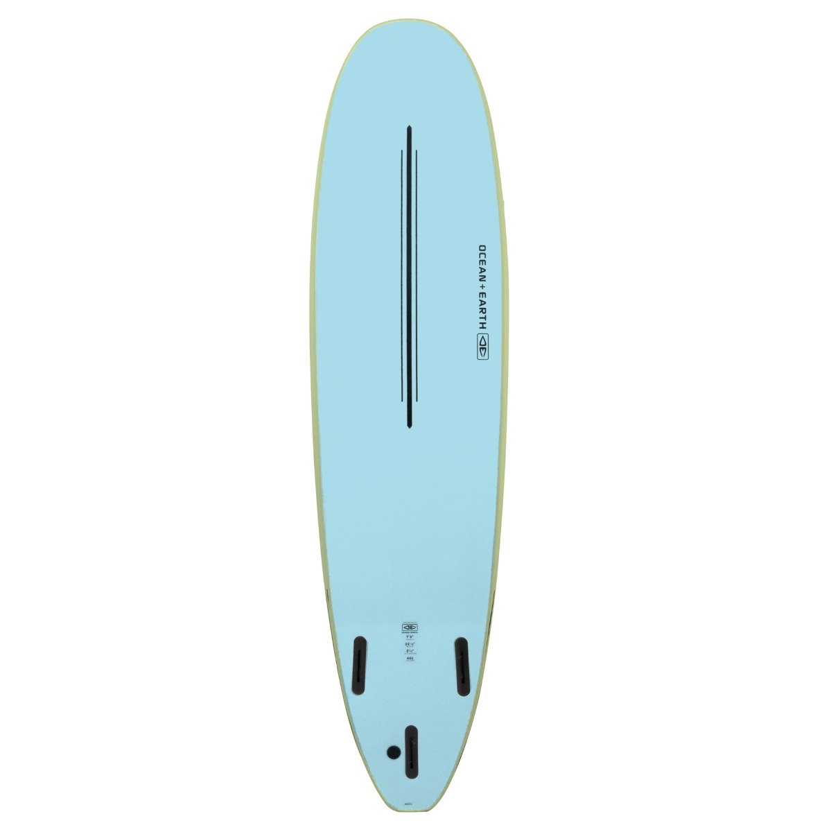Ocean & Earth Ezi Rider 7ft 6 Softboard - Acid Green
