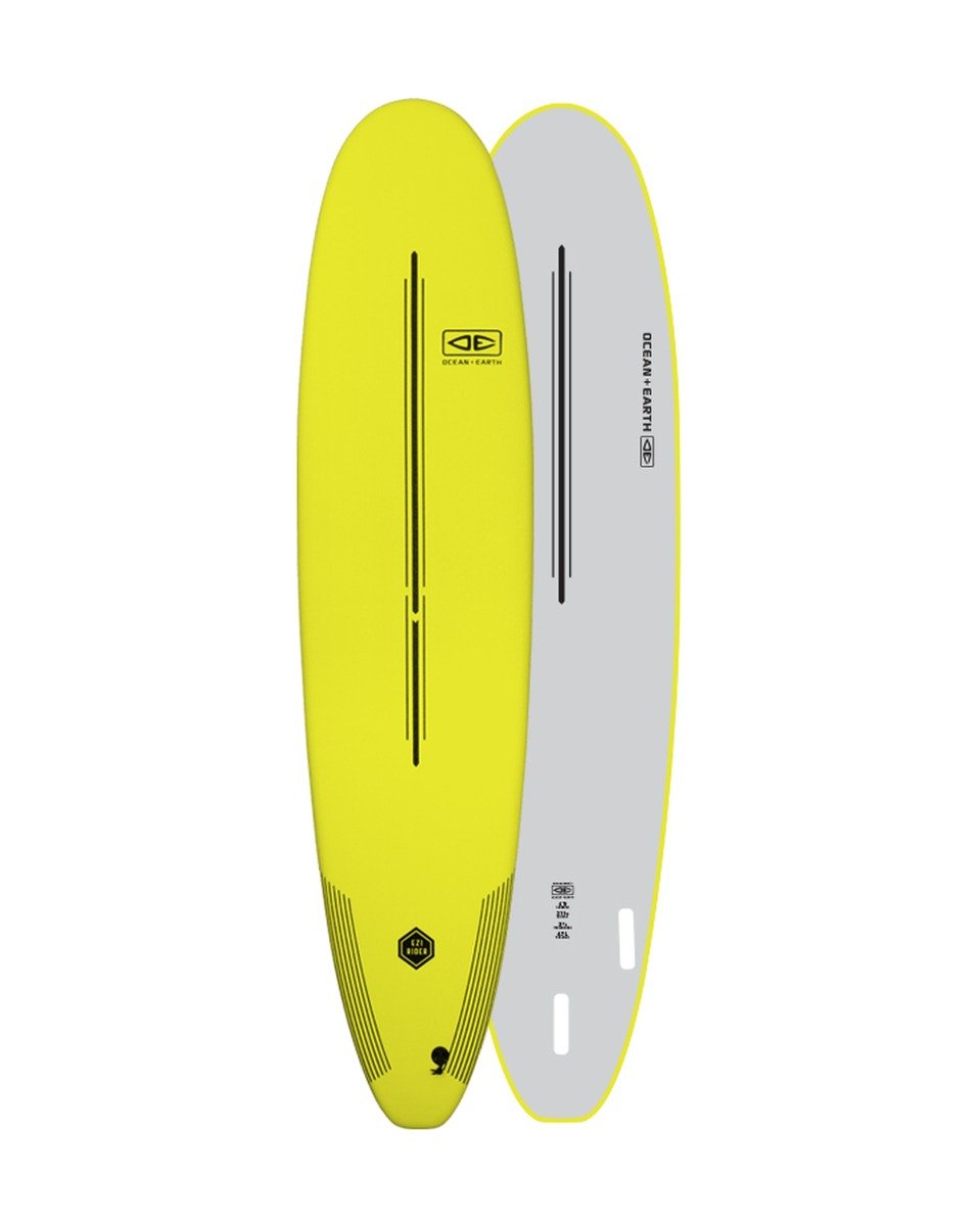 Ocean & Earth 8ft Foam Surfboard - Lime