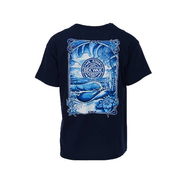 Sexwax Tee Sunrise in Navy