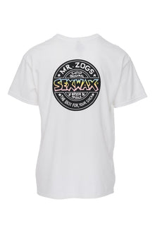 Sex Wax Word Fade Team Tee in White