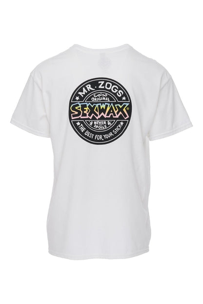 Sex Wax Word Fade Team Tee in White