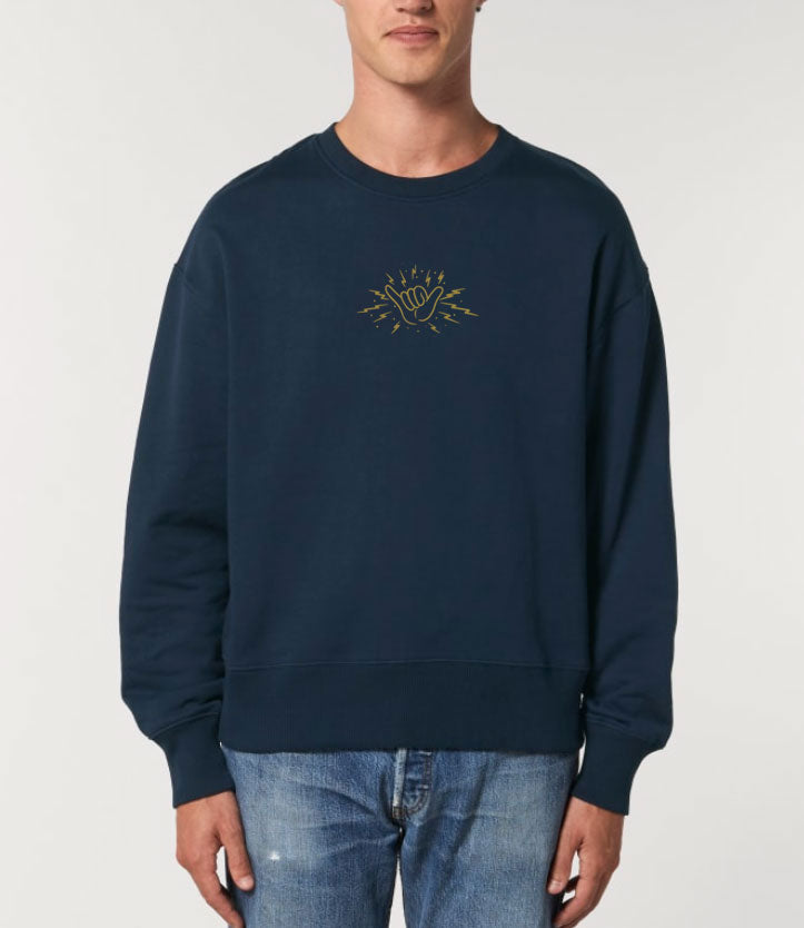 Sorted Surf Shop Unisex Shaka Sweater - French Navy