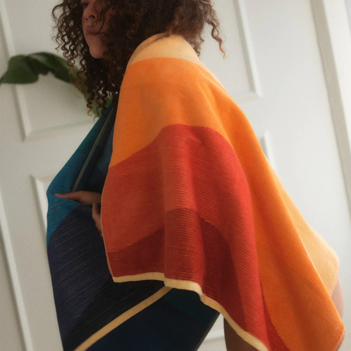 Slowtide Shores Premium Woven Towel - Rainbow