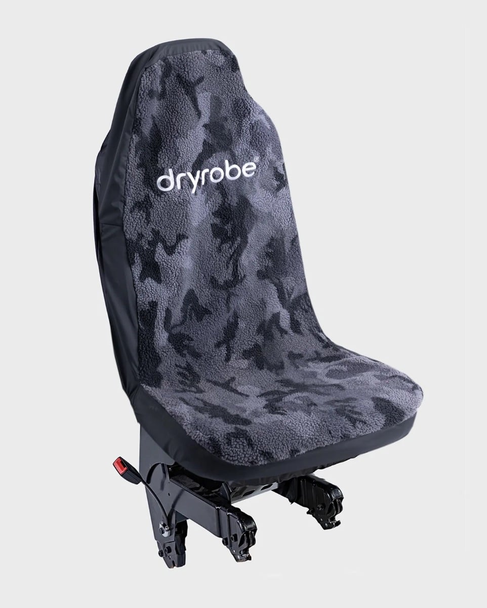 Dryrobe Single Car Seat Cover in Black Camo