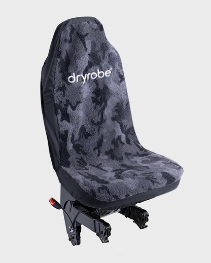 Dryrobe Single Car Seat Cover in Black Camo