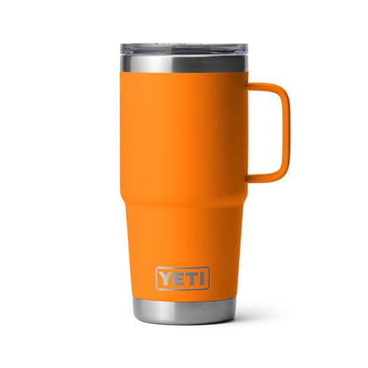 Yeti Rambler 20oz Travel Mug with Stronghold Lid in King Crab Orange