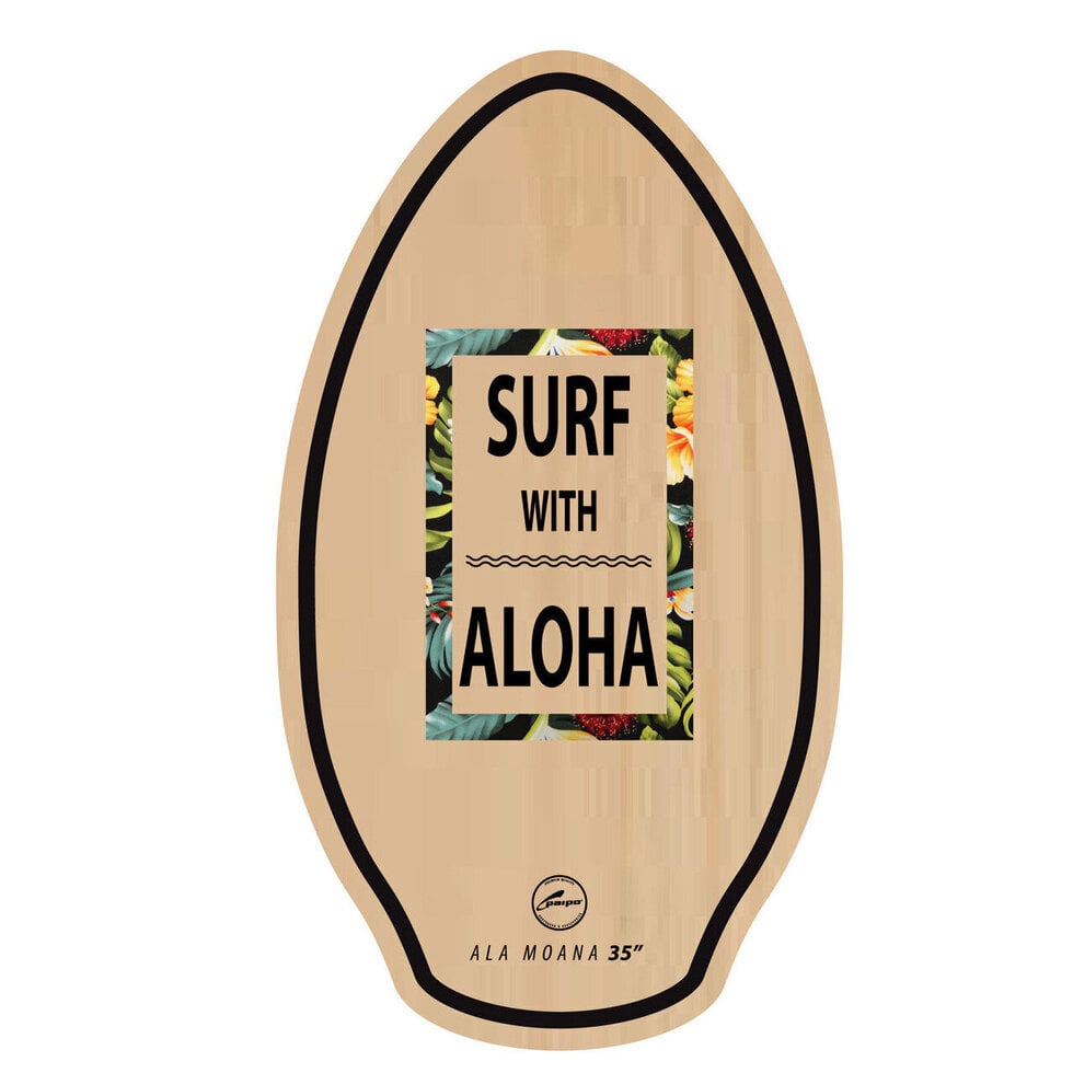 Paipo Wooden Skimboard - Ala Moana
