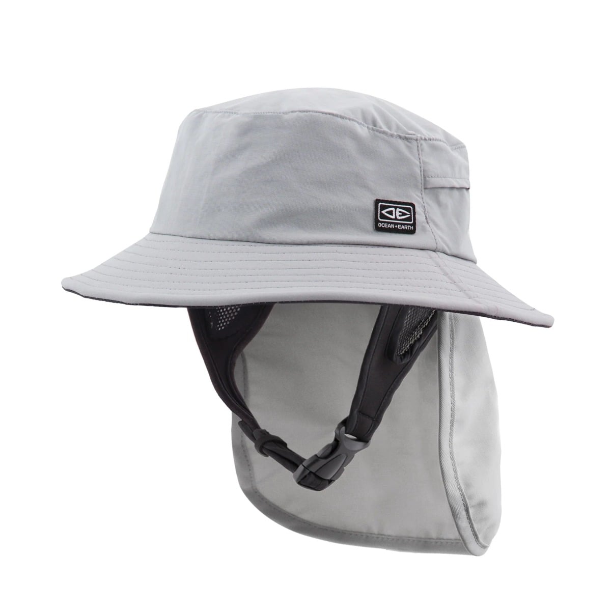 Ocean &amp; Earth Indo Stiff Peak Surf Hat in Grey