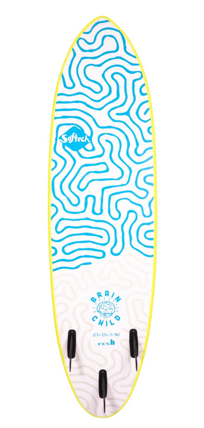Softech Brainchild 6'3" Softboard - Ice Yellow