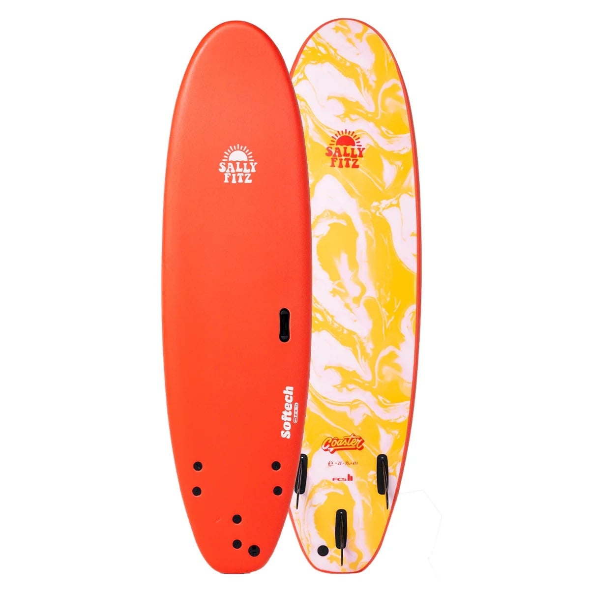Softech Coaster FCS II Sally Surfboard in Pink